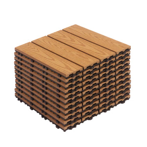 Bodenplatte BENTON 22er Set 30 x 30 cm hellbraun