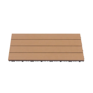 Bodenplatte DORTMUND 12er Set 60 x 30 cm hellbraun