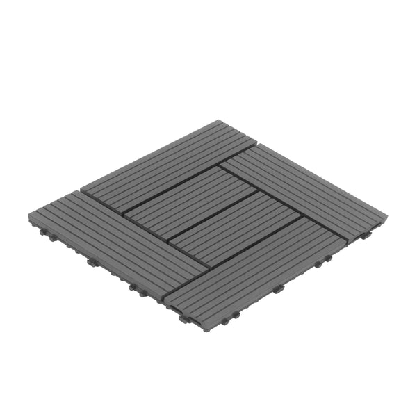 Bodenplatte FINIX 22er Set 30 x 30 cm anthrazit