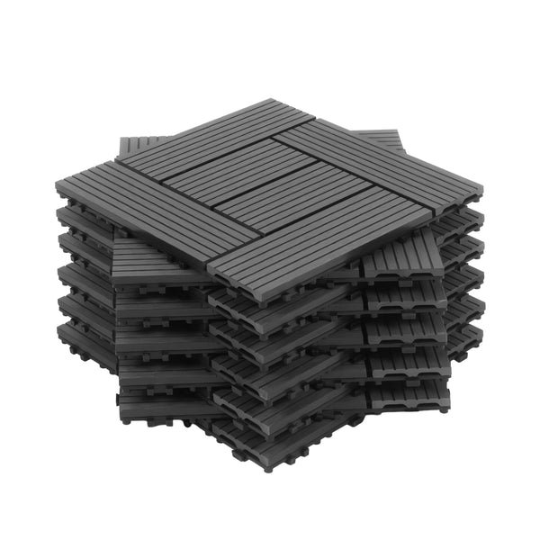 Bodenplatte FINIX 22er Set 30 x 30 cm anthrazit
