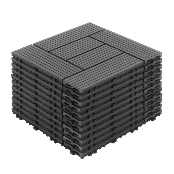 Bodenplatte FINIX 22er Set 30 x 30 cm anthrazit