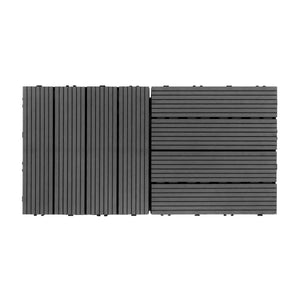 Bodenplatte PALMER 22er Set 30 x 30 cm anthrazit