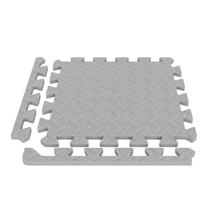 Bodenschutzmatte 30 x 30 cm 32er Set grau