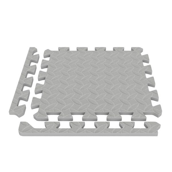 Bodenschutzmatte 30 x 30 cm 32er Set grau