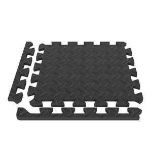 Bodenschutzmatte 30 x 30 cm 32er Set schwarz