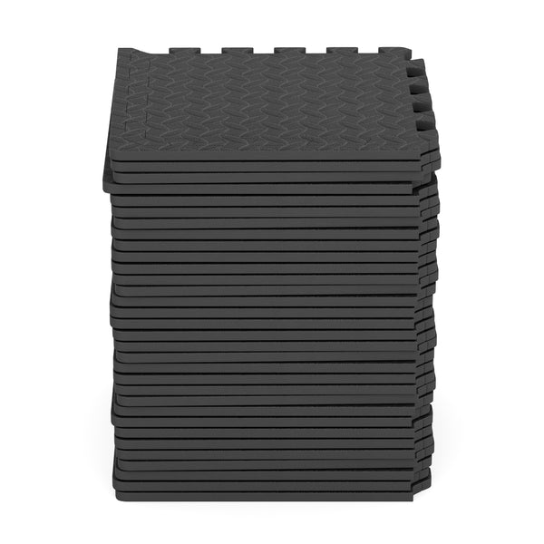 Bodenschutzmatte 30 x 30 cm 32er Set schwarz