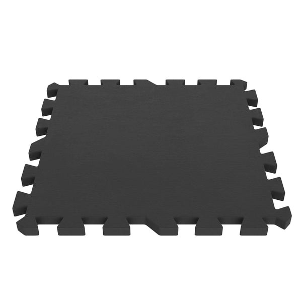 Bodenschutzmatte 49 x 49 cm 6er Set schwarz