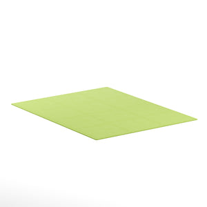 Floor mat 61 x 61 x 1.2 cm green, set of 12