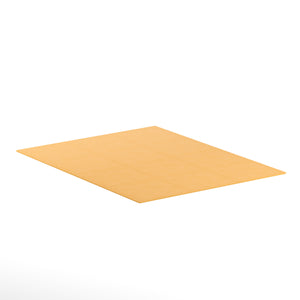 Floor mat 61 x 61 x 1.2 cm orange, set of 12