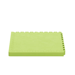 Floor mat 61 x 61 x 2 cm green 4-piece set