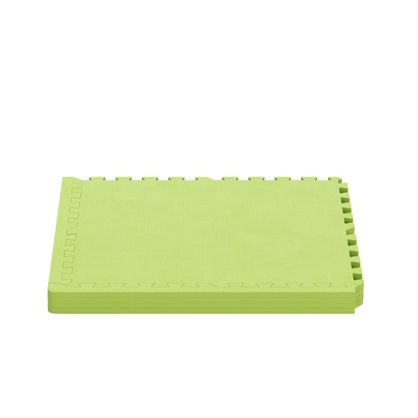 Floor mat 61 x 61 x 2 cm green 4-piece set