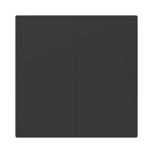Bodenmatte 61 x 61 x 2 cm schwarz 4er Set