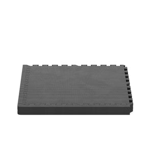 Bodenmatte 61 x 61 x 2 cm schwarz 4er Set