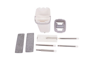 Bodenwischer Set 4-teilig weiss/grau