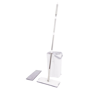 Bodenwischer Set 4-teilig weiss/grau
