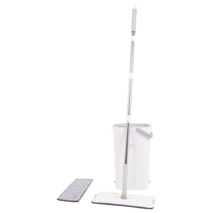 Bodenwischer Set 4-teilig weiss/grau