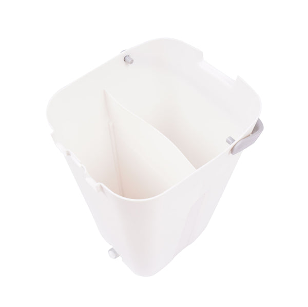 Bodenwischer Set 4-teilig weiss/grau