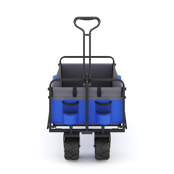Bollerwagen faltbar BENNY blau