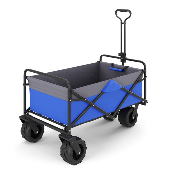 Bollerwagen faltbar BENNY blau