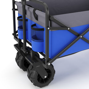 Bollerwagen faltbar BENNY blau