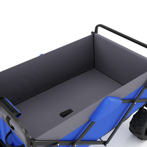Bollerwagen faltbar BENNY blau
