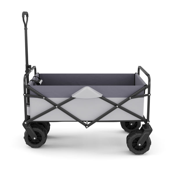 Bollerwagen faltbar BENNY grau