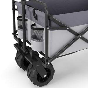 Bollerwagen faltbar BENNY grau
