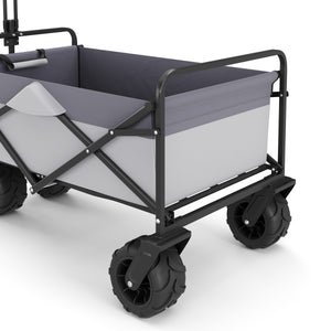Bollerwagen faltbar BENNY grau