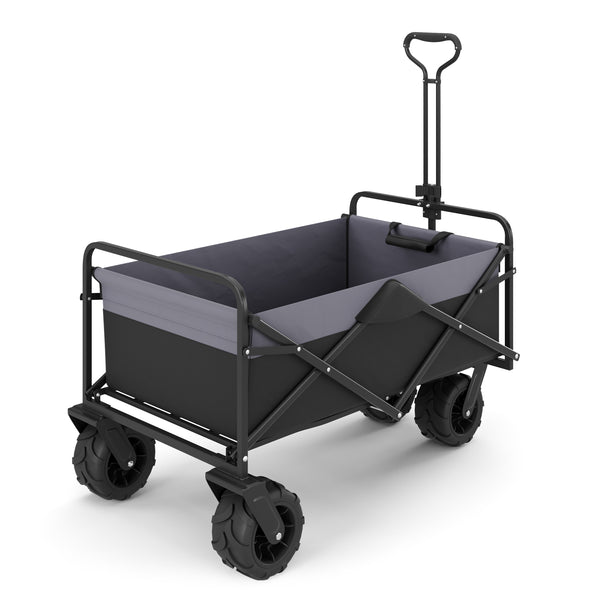 Bollerwagen faltbar BENNY schwarz