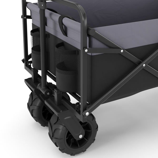 Bollerwagen faltbar BENNY schwarz