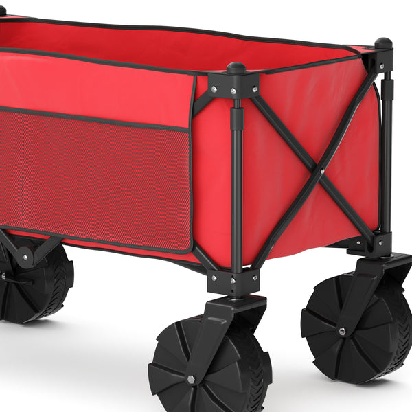 Bollerwagen faltbar TROLLY rot