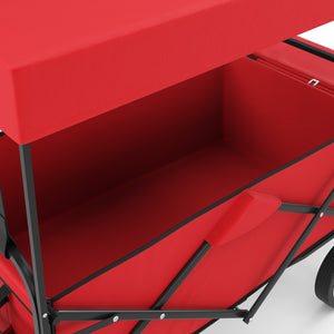 Handwagen Transportwagen mit Dach