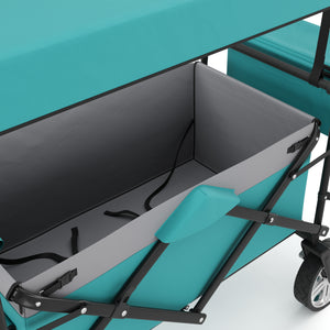 Bollerwagen faltbar mit Dach KENNY mint