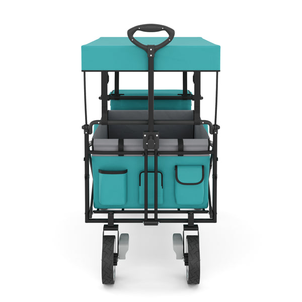Bollerwagen faltbar mit Dach KENNY mint