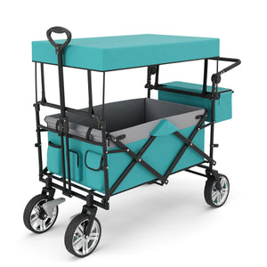Bollerwagen faltbar mit Dach KENNY mint