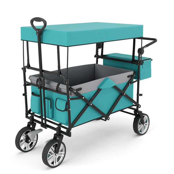 Bollerwagen faltbar mit Dach KENNY mint