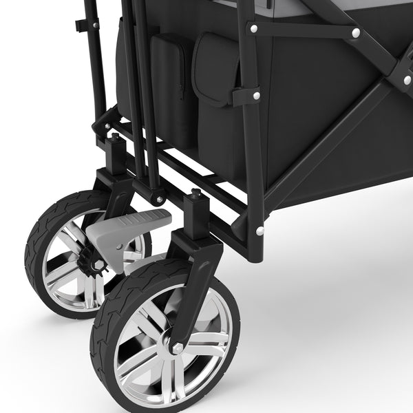 Bollerwagen faltbar mit Dach KENNY schwarz