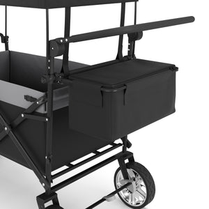 Bollerwagen faltbar mit Dach KENNY schwarz