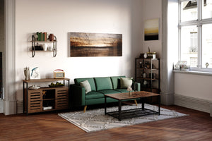 Sofa BLAIR 3-Sitzer dunkelgrün