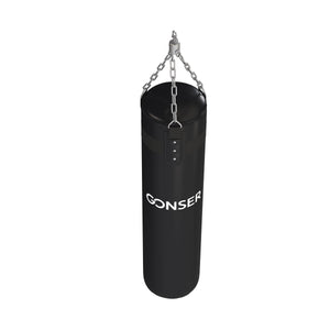 Boxsack mit Kettenaufhängung schwarz