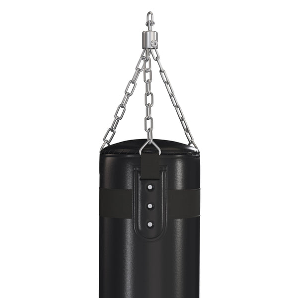 Boxsack mit Kettenaufhängung schwarz