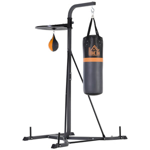 Boxsackhalterung Boxsackständer mit Punchingball + Boxsack