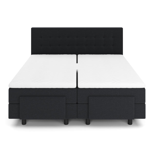 Boxspringbett GLOAM mit Elektromotor anthrazit