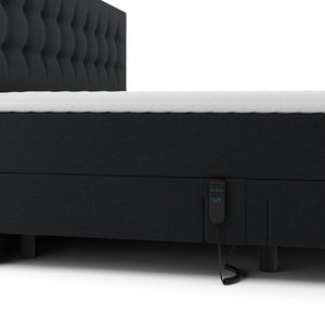 Boxspringbett GLOAM mit Elektromotor anthrazit