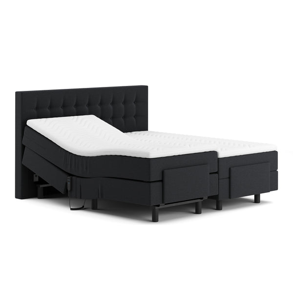 Boxspringbett GLOAM mit Elektromotor anthrazit