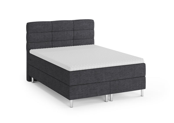 Boxspringbett MIDNIGHT anthrazit 140 x 200 cm