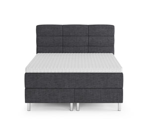 Boxspringbett MIDNIGHT anthrazit 140 x 200 cm