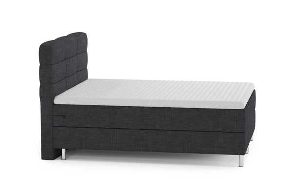 Boxspringbett MIDNIGHT anthrazit 140 x 200 cm