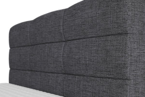 Boxspringbett MIDNIGHT anthrazit 140 x 200 cm