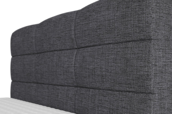 Boxspringbett MIDNIGHT anthrazit 140 x 200 cm